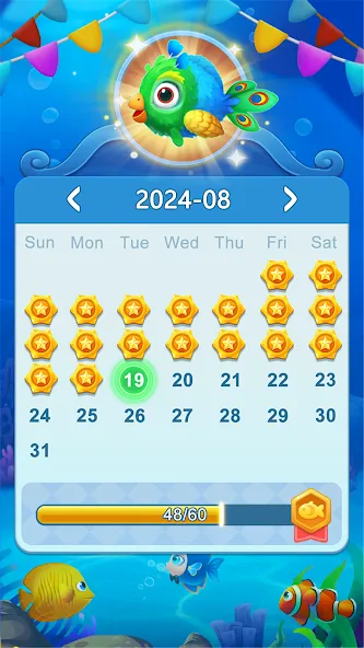 Solitaire Fish [МОД: Много денег, Монет и Все открыто] Screenshot 3