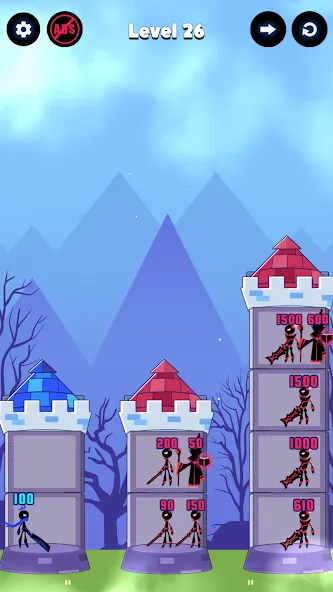 Hero Castle War: Tower Attack (Хиро Касл Вар) [МОД: Бесконечные деньги, Монеты и Мега MOD] Screenshot 4