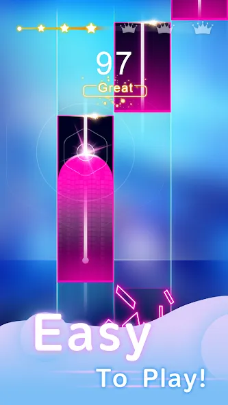Piano Pop Tiles -Classic Piano (Пиано Поп Тайлс) [МОД: Меню, Бесконечные монеты и Открытые уровни] Screenshot 2