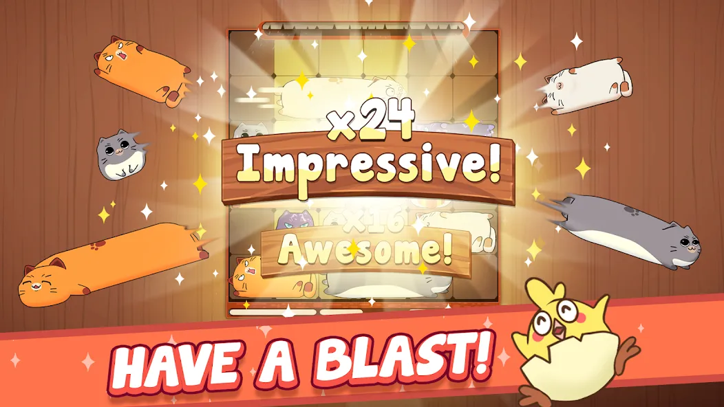 Haru Cats: Cute Sliding Puzzle (Хару Кэтс) [МОД: Меню, Бесконечные монеты и Открытые уровни] Screenshot 2