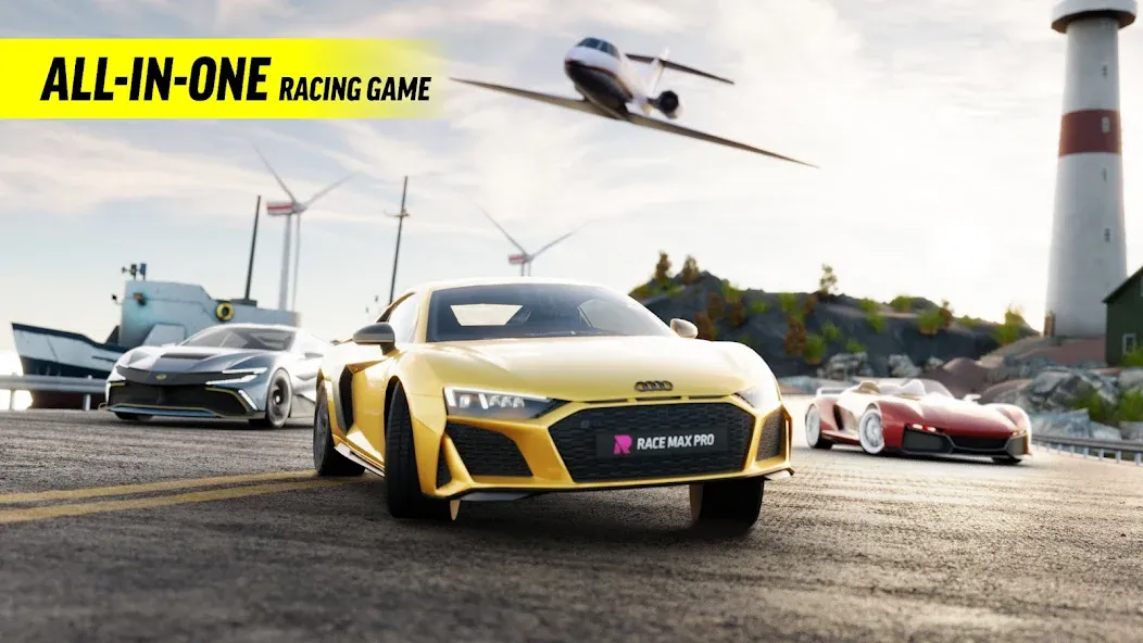 Race Max Pro - Car Racing (Рейс Макс Про) [МОД: Бесконечные деньги, Монеты и Мега MOD] Screenshot 1