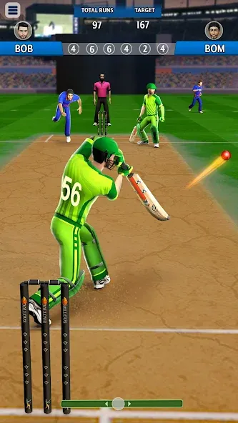 Play Cricket Games (Плей Крикет Геймс) [МОД: Меню, Бесконечные монеты и Открытые уровни] Screenshot 2