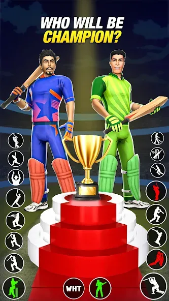 Play Cricket Games (Плей Крикет Геймс) [МОД: Меню, Бесконечные монеты и Открытые уровни] Screenshot 5