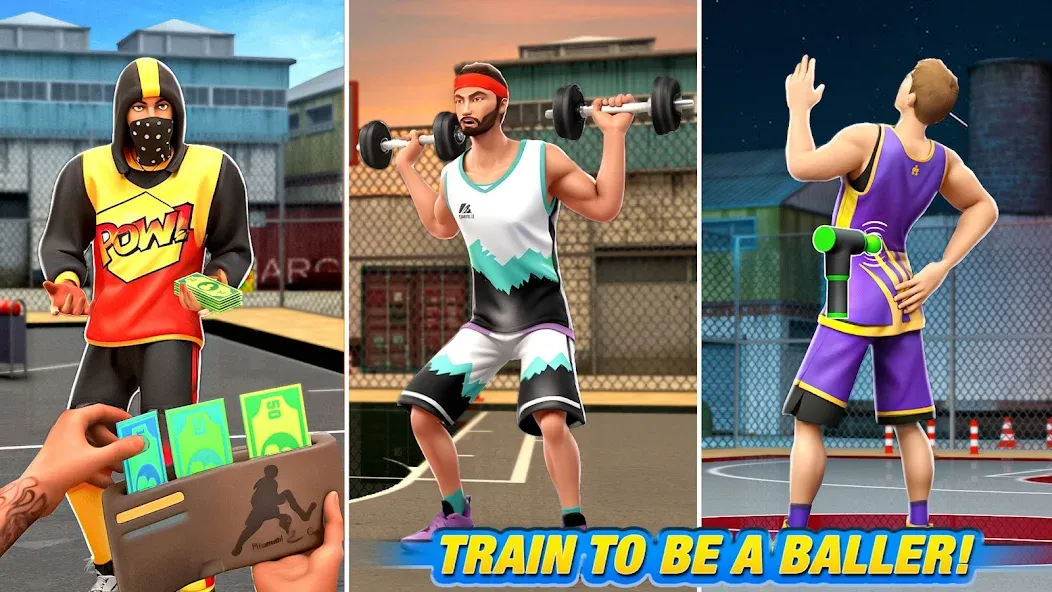 Dunk Smash: Basketball Games (Баскетбольные игры) [МОД: Меню, Бесконечные монеты и Открытые уровни] Screenshot 2