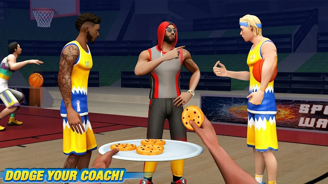 Dunk Smash: Basketball Games (Баскетбольные игры) [МОД: Меню, Бесконечные монеты и Открытые уровни] Screenshot 5
