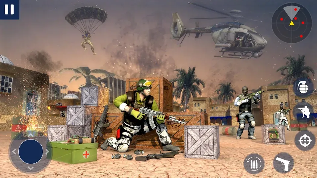War Zone: Gun Shooting Games (Уор Зоун) [МОД: Все открыто, Дополнительные деньги и Меню MOD] Screenshot 2