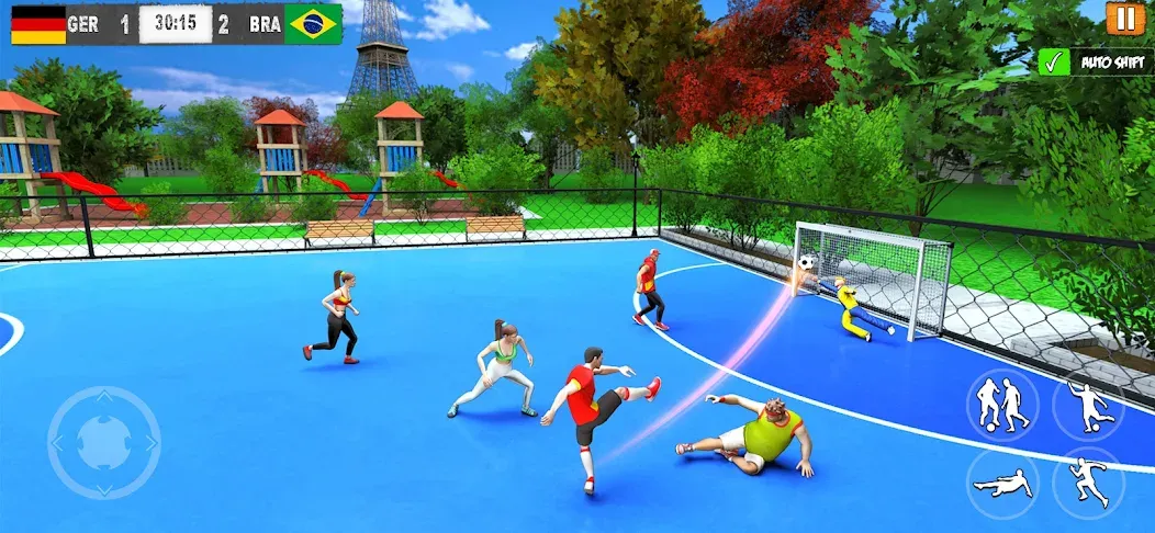 Street Football: Futsal Games (Стрит Футбол) [МОД: Все открыто, Дополнительные деньги и Меню MOD] Screenshot 5