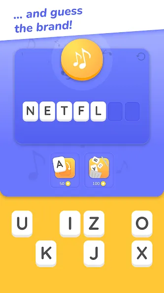 Jingle Quiz: logo music trivia (Джингл Квиз) [МОД: Все открыто, Дополнительные деньги и Меню MOD] Screenshot 2