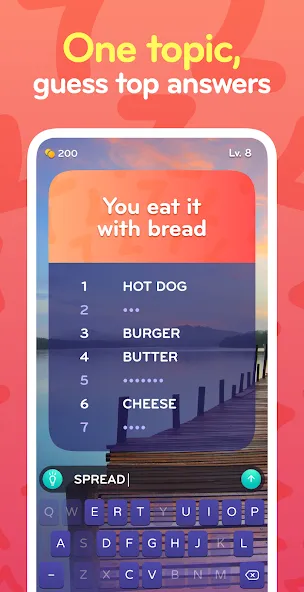 Top 7 - family word game [МОД: Меню, Бесконечные монеты и Открытые уровни] Screenshot 1