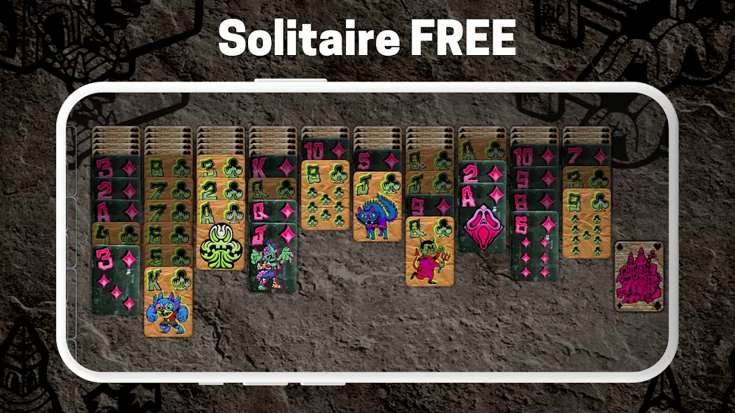 FLICK SOLITAIRE - Card Games (ФЛИКК) [МОД: Меню, Бесконечные монеты и Открытые уровни] Screenshot 3