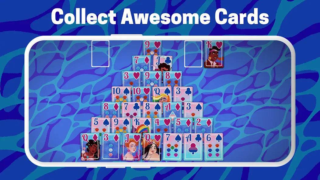 FLICK SOLITAIRE - Card Games (ФЛИКК) [МОД: Меню, Бесконечные монеты и Открытые уровни] Screenshot 4