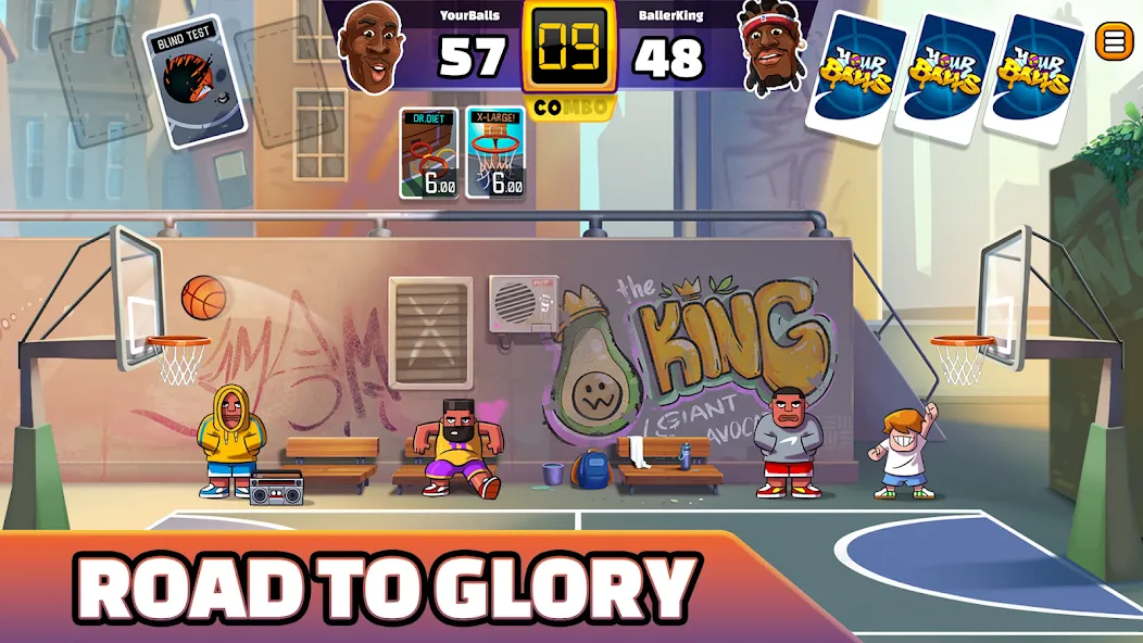 Your Balls: Basketball Game (Йоур Баллс) [МОД: Много монет, Открытые уровни и Мега MOD] Screenshot 1