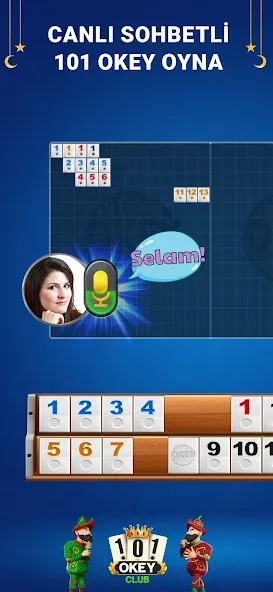 101 Okey Club: Play 101 Plus (Океи Клуб) [MOD: Разблокировано] - Скриншот 1