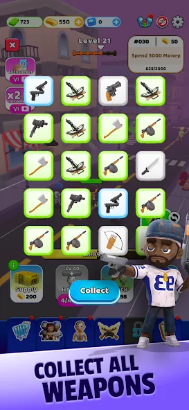 Survivor Idle Run: Z-RPG [МОД: Деньги, Монеты и Меню MOD] Screenshot 2