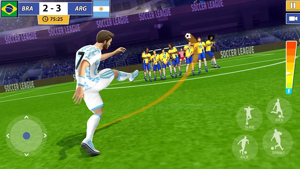 Soccer Star: Soccer Kicks Game (окер Стар) [МОД: Деньги, Монеты и Меню MOD] Screenshot 3