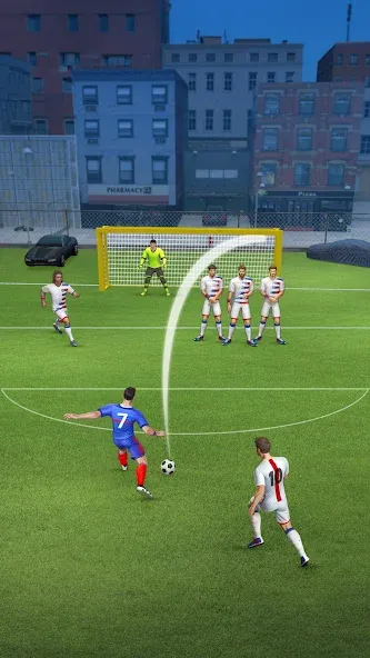 Street Football Kick Games (Уличный футбол Игры с ударами) [МОД: Деньги, Монеты и Меню MOD] Screenshot 2