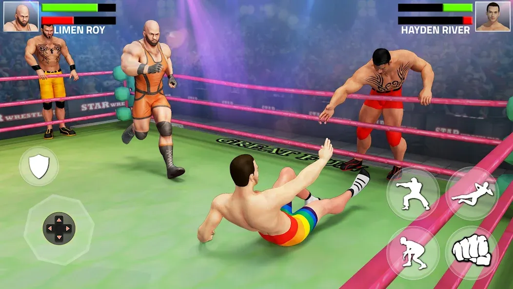 Tag Team Wrestling Game (Таг Тим Реслинг Гейм) [МОД: Деньги, Монеты и Меню MOD] Screenshot 1
