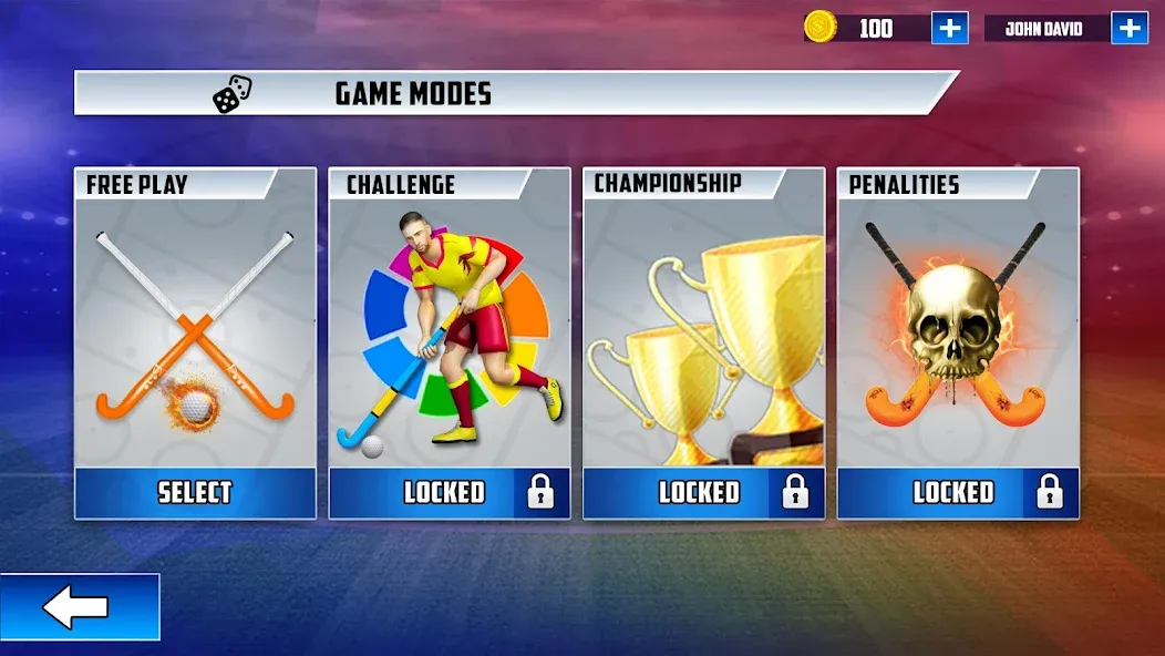 Field Hockey Game (Филдхоккей игра) [МОД: Все открыто, Дополнительные деньги и Меню MOD] Screenshot 5