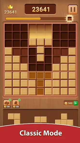 Wood Block Puzzle (Вуд Блок Пазл) [МОД: Много денег, Монет и Все открыто] Screenshot 1