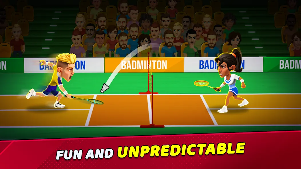 Badminton Clash 3D (Бадминтон Клаш 3D) [МОД: Деньги, Монеты и Меню MOD] Screenshot 2