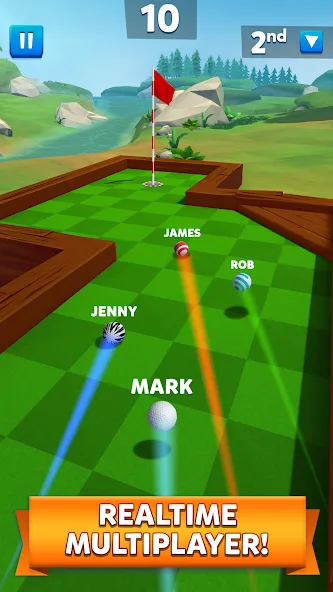 Golf Battle (Гольф баттл) [МОД: Бесконечные деньги, Монеты и Мега MOD] Screenshot 2