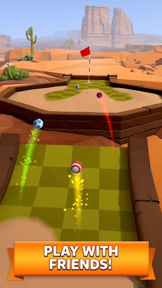Golf Battle (Гольф баттл) [МОД: Бесконечные деньги, Монеты и Мега MOD] Screenshot 3