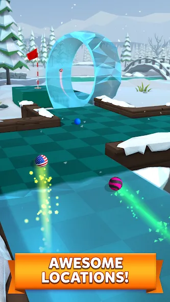 Golf Battle (Гольф баттл) [МОД: Бесконечные деньги, Монеты и Мега MOD] Screenshot 4