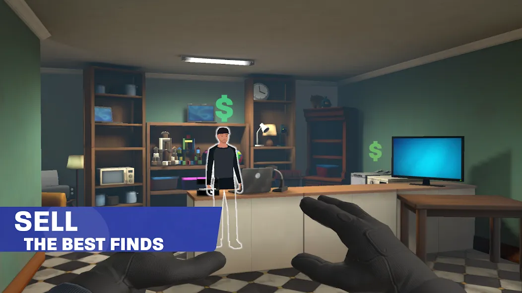 Thief Simulator: Sneak & Steal (Симулятор вора) [МОД: Все открыто, Дополнительные деньги и Меню MOD] Screenshot 5