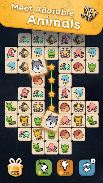 Connect Animal (Коннект Энимал) [МОД: Много денег, Монет и Все открыто] Screenshot 2