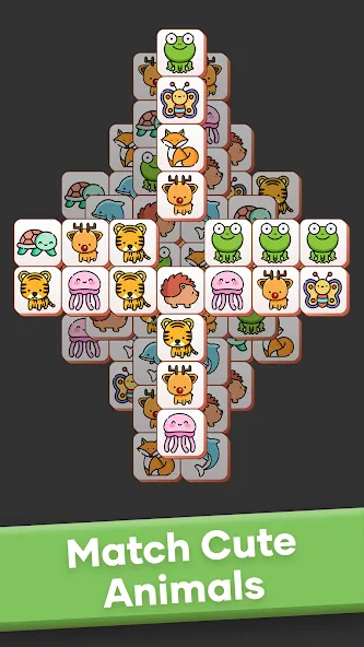 Match Animal [МОД: Деньги, Монеты и Меню MOD] Screenshot 4