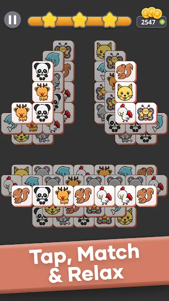 Match Animal [МОД: Деньги, Монеты и Меню MOD] Screenshot 5
