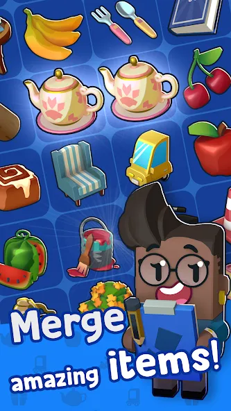 Merge Mayor - Match Puzzle (Мэрдж Мэер) [МОД: Деньги, Монеты и Меню MOD] Screenshot 4