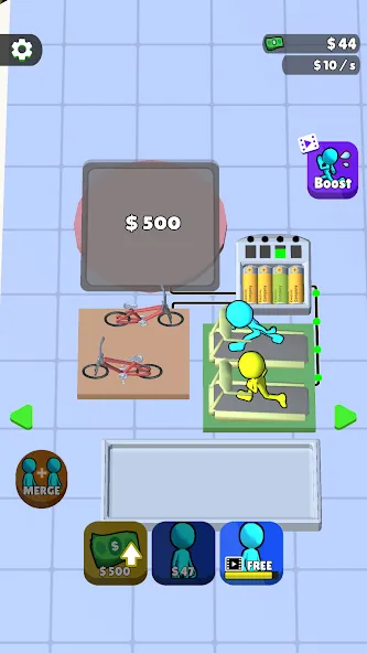 Human Electric Company (Хьюман Электрик Компани) [МОД: Много монет, Открытые уровни и Мега MOD] Screenshot 1