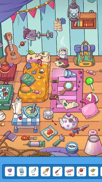 Found It! Hidden Object Game [МОД: Все открыто, Дополнительные деньги и Меню MOD] Screenshot 1