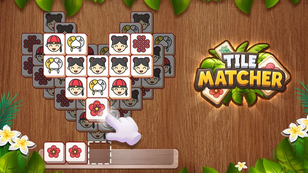 Tile Matcher : Matching Tiles [МОД: Деньги, Монеты и Меню MOD] Screenshot 1