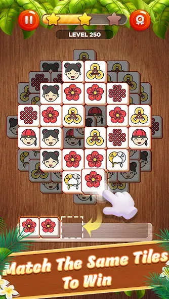 Tile Matcher : Matching Tiles [МОД: Деньги, Монеты и Меню MOD] Screenshot 2