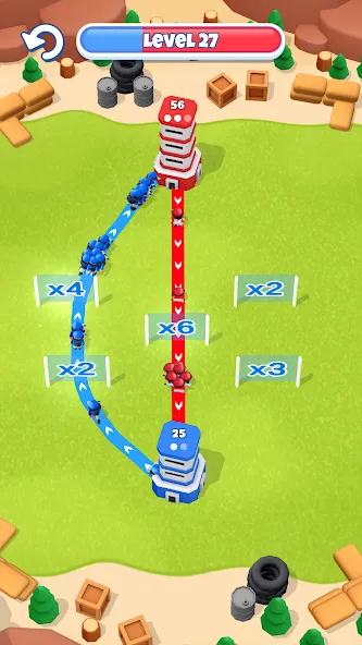 Tower War - Tactical Conquest (Тауэр Вар) [МОД: Много денег, Монет и Все открыто] Screenshot 2