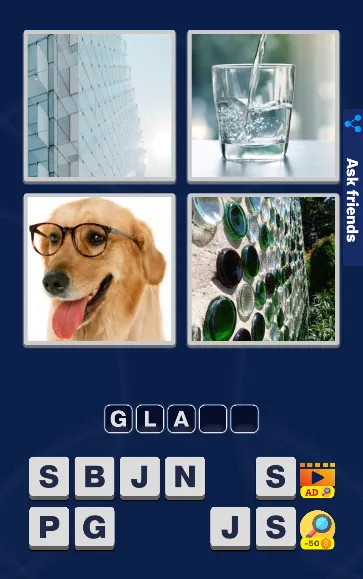 4 Pics 1 Word Quiz Game [МОД: Много монет, Открытые уровни и Мега MOD] Screenshot 1