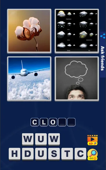 4 Pics 1 Word Quiz Game [МОД: Много монет, Открытые уровни и Мега MOD] Screenshot 3