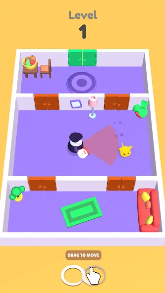 Cat Escape (Кэт Эскеип) [МОД: Много монет, Открытые уровни и Мега MOD] Screenshot 1