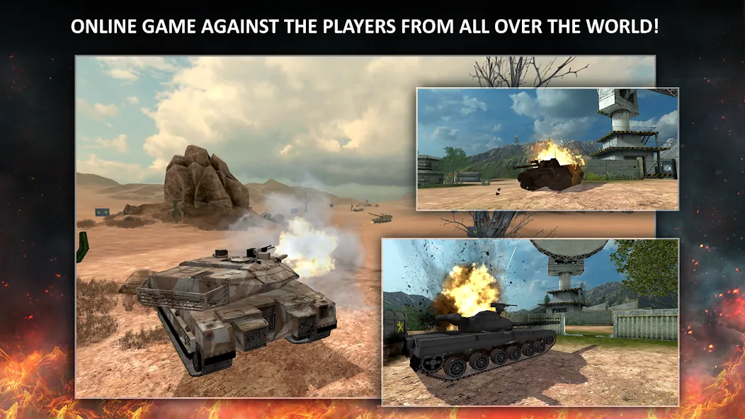 Tanktastic 3D tanks (Танктастик 3D танки) [МОД: Деньги, Монеты и Меню MOD] Screenshot 1