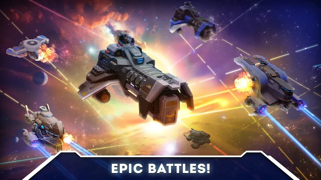 Galaxy Control: 3D strategy (Гэлэкси Контрол) [МОД: Все открыто, Дополнительные деньги и Меню MOD] Screenshot 1