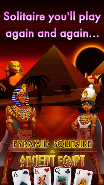 Pyramid Solitaire - Egypt (Пирамиды пасьянс) [МОД: Бесконечные деньги, Монеты и Мега MOD] Screenshot 2