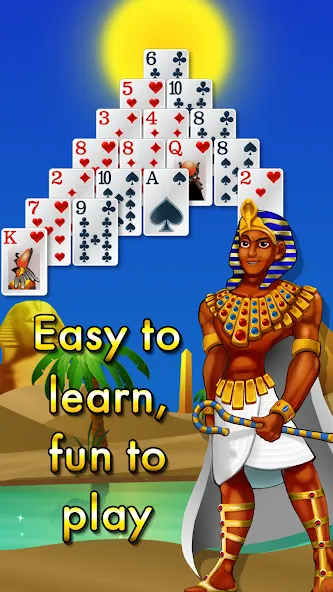 Pyramid Solitaire - Egypt (Пирамиды пасьянс) [МОД: Бесконечные деньги, Монеты и Мега MOD] Screenshot 3