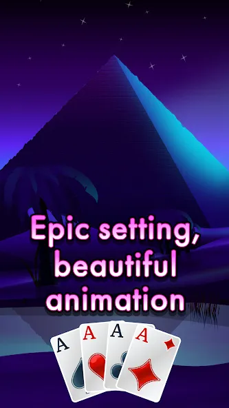 Pyramid Solitaire - Egypt (Пирамиды пасьянс) [МОД: Бесконечные деньги, Монеты и Мега MOD] Screenshot 4