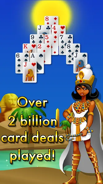Pyramid Solitaire - Egypt (Пирамиды пасьянс) [МОД: Бесконечные деньги, Монеты и Мега MOD] Screenshot 5