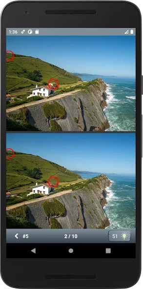 Find 10 differences [МОД: Деньги, Монеты и Меню MOD] Screenshot 2