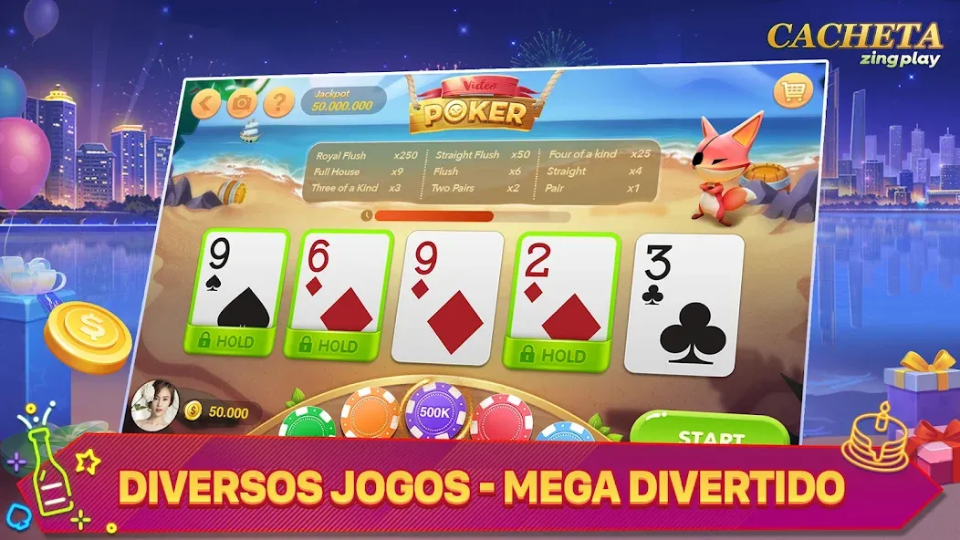 Cacheta - Pife - Jogo online (Кашета) [МОД: Все открыто, Дополнительные деньги и Меню MOD] Screenshot 5
