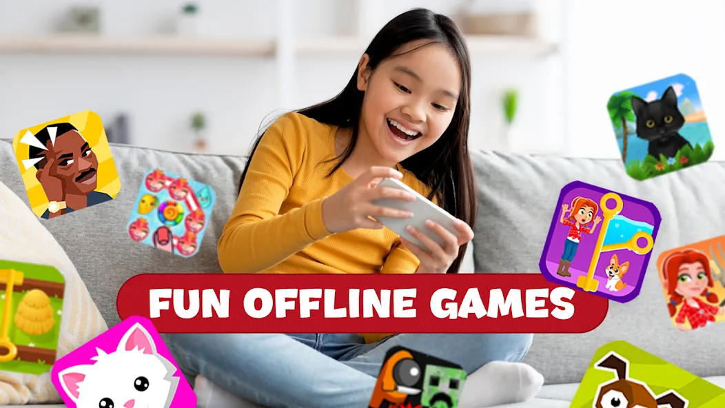 Offline Games: don't need wifi [МОД: Много денег, Монет и Все открыто] Screenshot 1