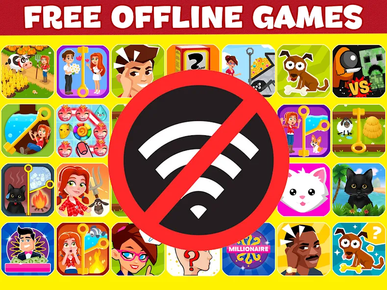 Offline Games: don't need wifi [МОД: Много денег, Монет и Все открыто] Screenshot 5